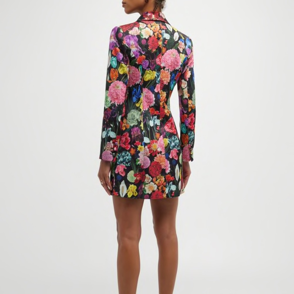 Alice + Olivia Latoya Long Sleeve Blazer Minidress NWT - Picture 12 of 13